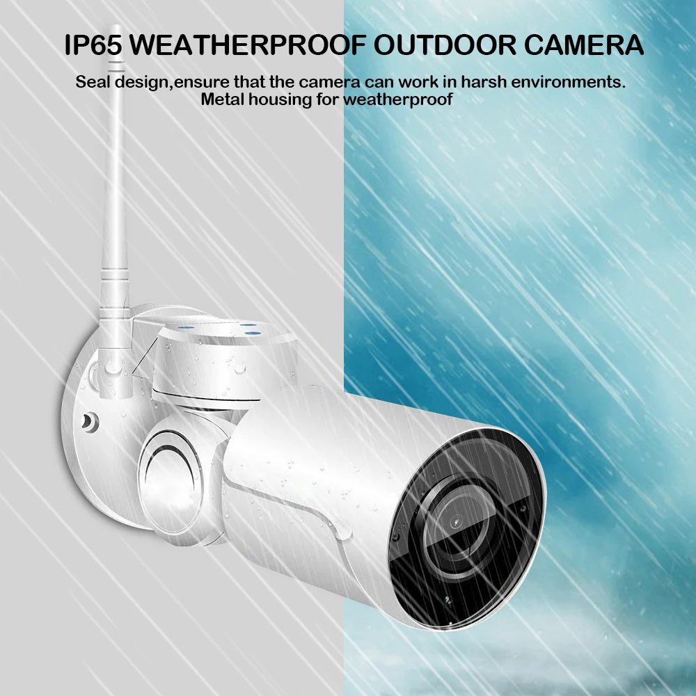 Wireless wifi IP PTZ Security Bullet Camera 960P 1080P 4X Optical Zoom 50m IR Night Vision IP65 Waterproof Outdoor indoor Camera