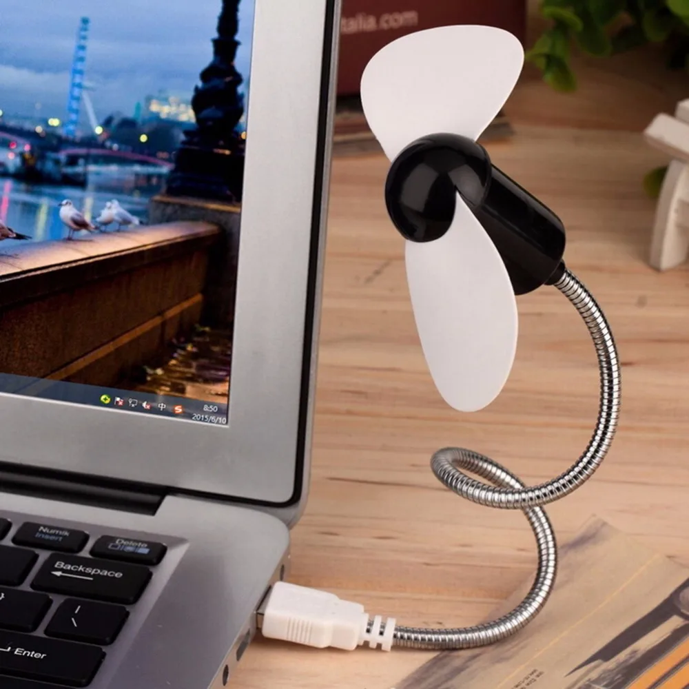 Summer Portable Powered by USB Fan 6 Colors 1PC Flexible Mini USB