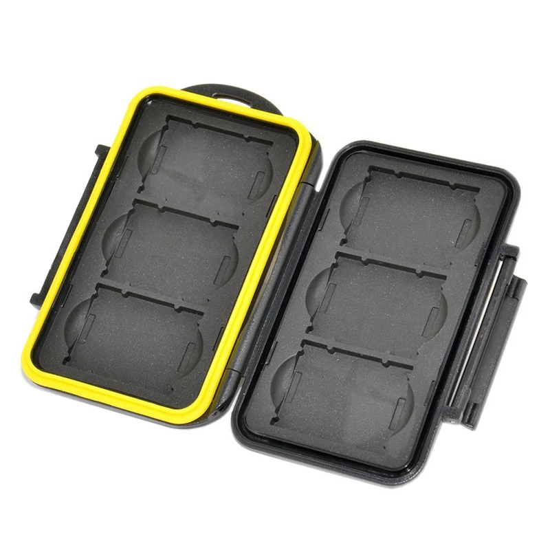 2Packs Hot Memory Card Carrying Case Holder Hold 6 XQD cardsin Camera
