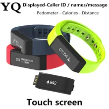 YQ i5 plus Bluetooth 4,0 Wasserdichte Touchscreen Fitness Tracker Gesundheit Smart Armband Armband Schlaf-monitor SmartWatch