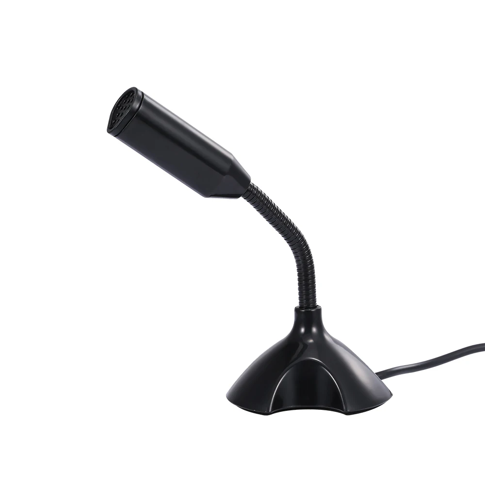 Мини USB микрофон Студийный, для речи чат пение КТВ караоке микрофон Plug and play микрофон для портативных ПК с держателем