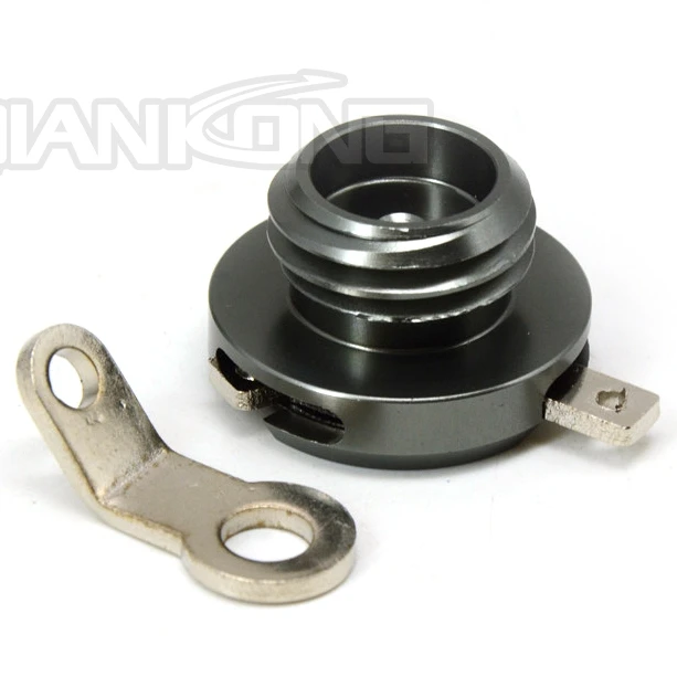 R QIANKONG CNC машинное масло наполнитель чашки Кепки для honda CBR1000 CBR500R CB1000 CBR400 CBR600 CB650F CB1000RR CB300F CB500F CB300X - Цвет: titanium