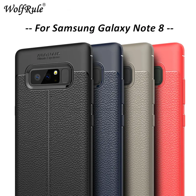 WolfRule For Cover Samsung Galaxy Note 8 Case Soft TPU Phone Case For