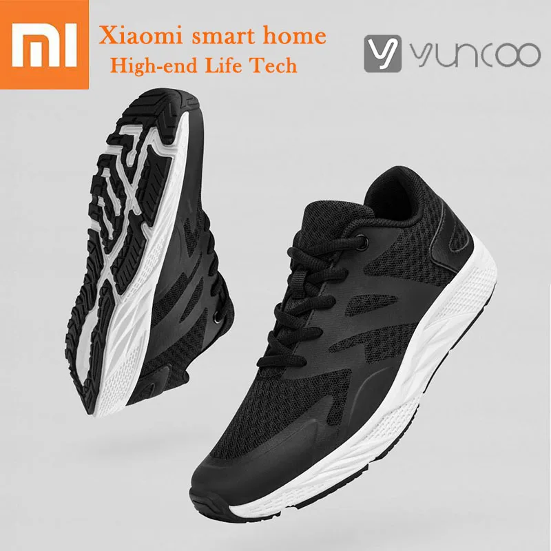 

Xiaomi Casual Shoes TPU Light Hight Rebound Sneaker Stable Support Breathable Mesh Black Sports Shoes PK Amazfit Shoes Smarthome