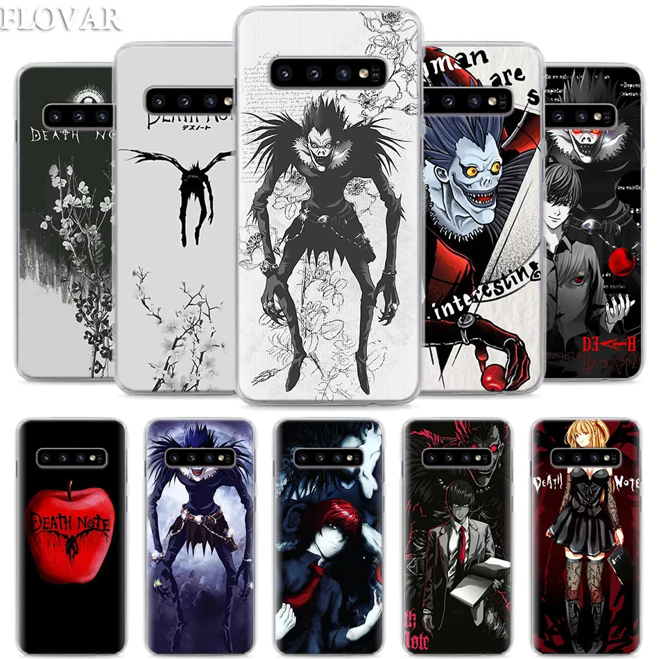 

Death Note Phone Case for Samsung Galaxy S10e S10 Plus S7 S8 S9 Plus Note 8 9 M10 M20 M30 Hard Case Coque