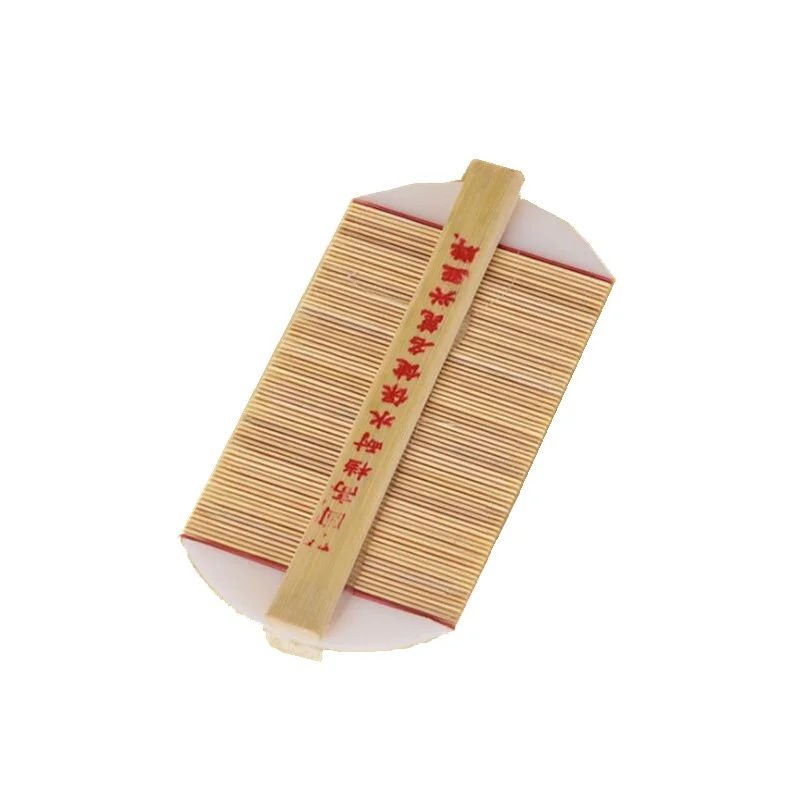 Китайская традиционная бамбуковая расческа для вшей, ручная работа, плотная зубная расческа, удаление перхоти, зуд, соскабливание головы, блошиные расчески