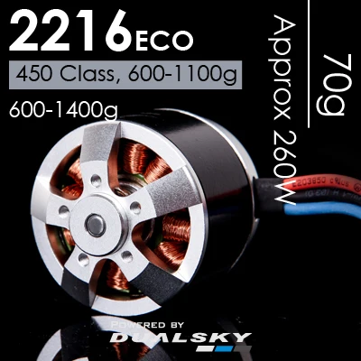 Dualsky Wing Cool бесщеточный двигатель XM2834CA ECO 2216C дистанционное управление самолетом
