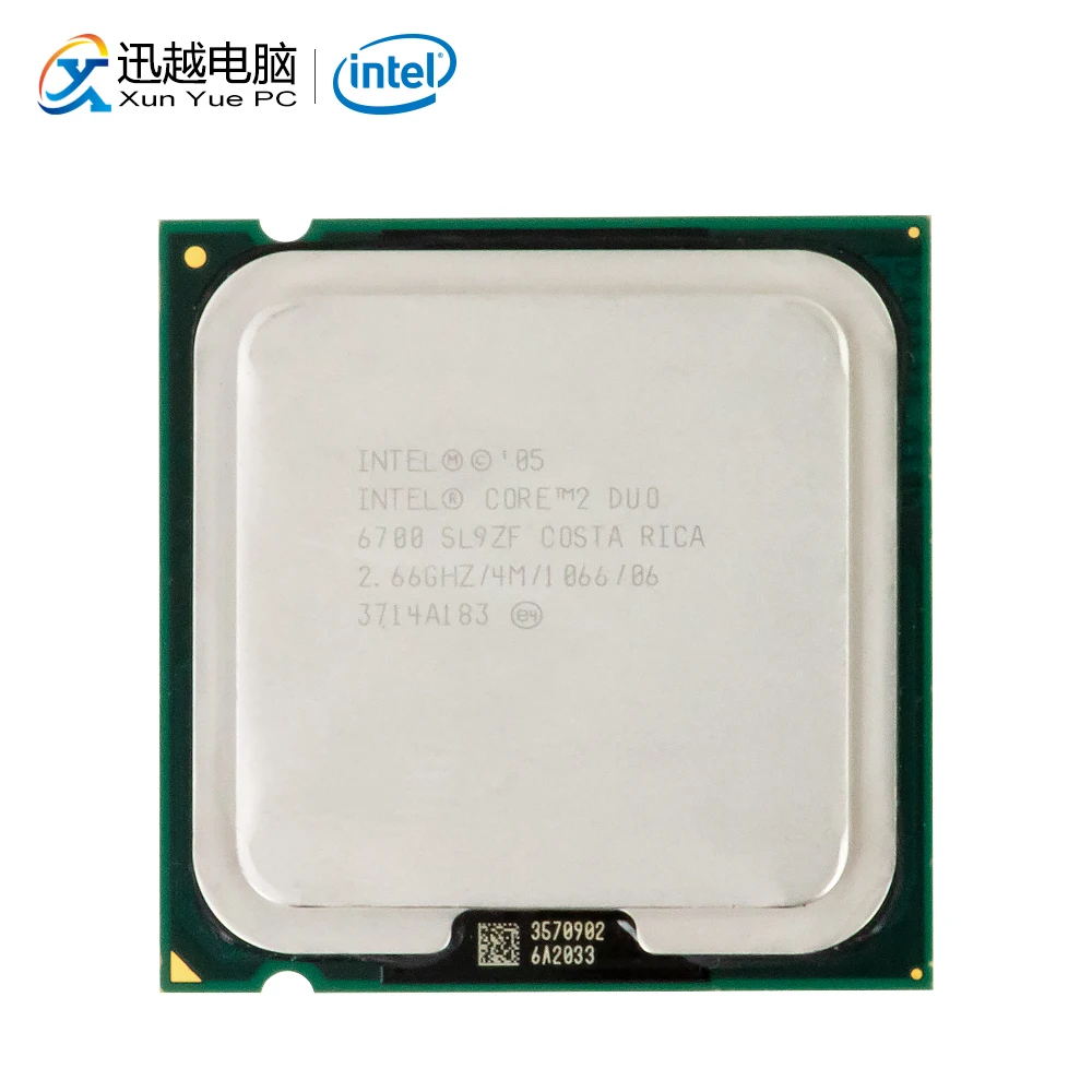 إنتل كور 2 ديو E6700 سطح المكتب المعالج ثنائي النواة 2.66 GHz 4 MB مخبأ FSB 1066 LGA 775 6700 تستخدم وحدة المعالجة المركزية إنتل كور 2 ديو E6700 سطح المكتب المعالج ثنائي النواة 2.66 GHz 4 MB مخبأ FSB 1066 LGA 775 6700 تستخدم وحدة المعالجة المركزية