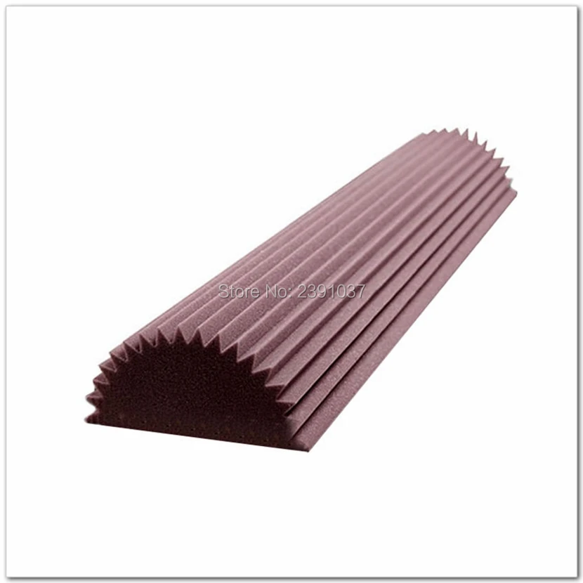 US $117.50 Cylinder Shape New 2 Packs Half Cylinder Acoustic Foam 100x30cm Studio Wavy Panels Bass Trap Acoustic Panel Fast EMS Shipping