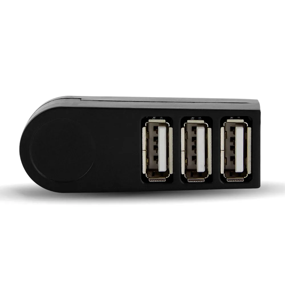 CHUYI 3 Порты и разъёмы USB2.0 хаб поворотный разъем Mini многопортовый USB-адаптер адаптер высокое Скорость для периферийные устройства портативный компьютер аксессуары