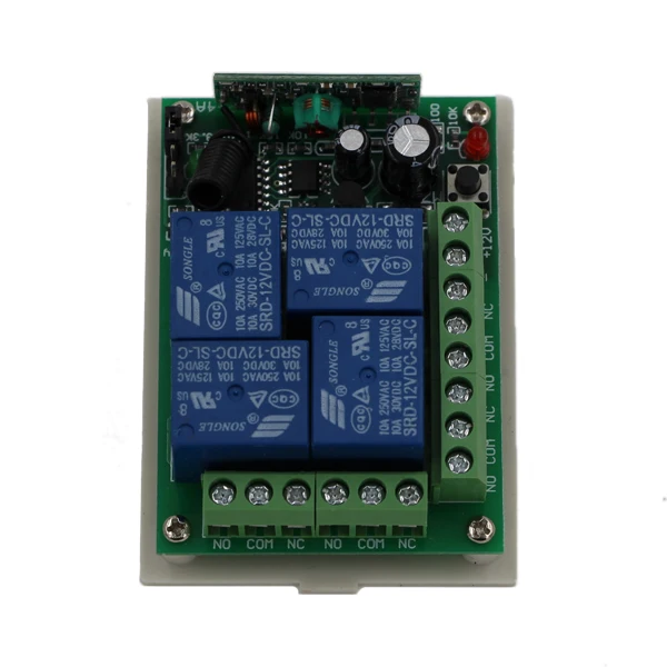 315/433 4CH 24V RF Home Automation Remote Control Switch Peach Transmitter and Recevier Wireless Switch Radio Smart Home Control