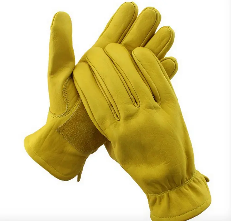 retro leather bike glove b