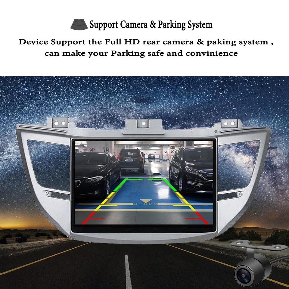 4G+ 64G Octa 8 core android 9,1 автомобильный dvd для hyundai Tucson/IX35 мультимедийная Автомобильная магнитола gps навигация Системы