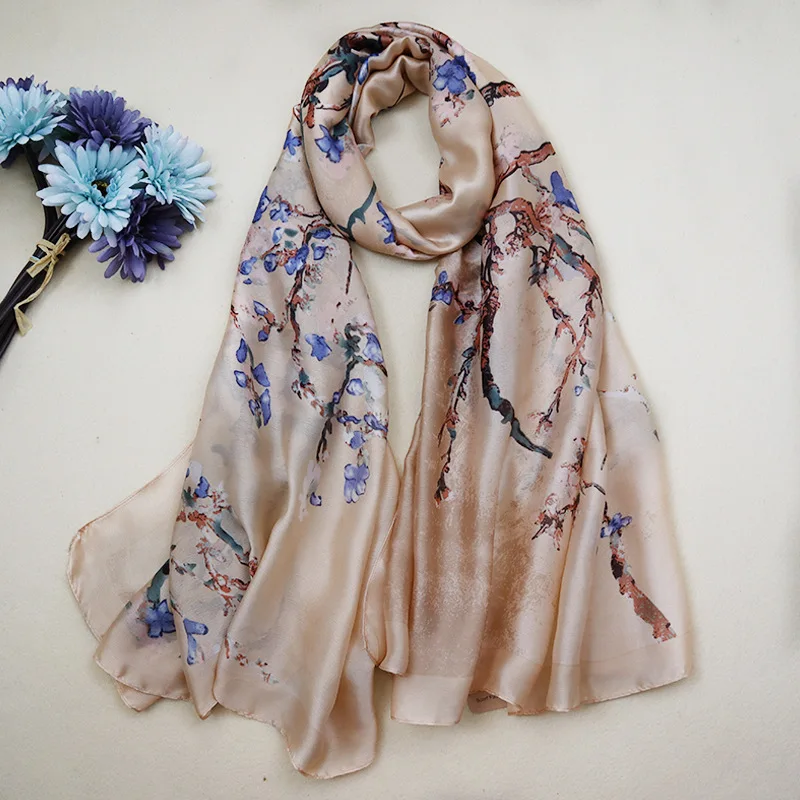 

New Printed Twig Sunscreen Scarf Ladies Scarf Summer Shawl