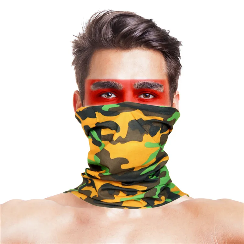 60 цветов многофункциональные шарфы-банданы полиэстер военный камуфляж для лица маска ветрозащитная Шея теплые шарфы-повязки - Цвет: 009