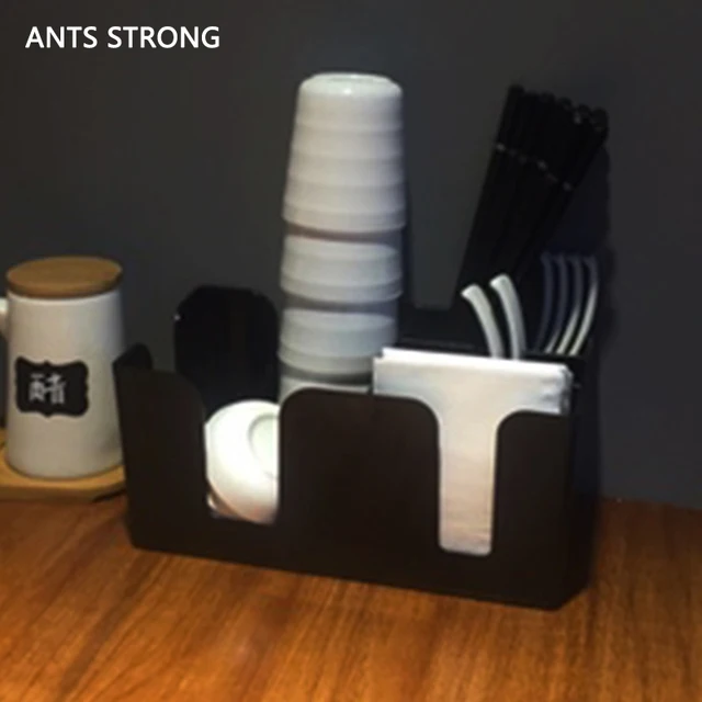 Ants Strong Compartment E Disposable Cups Dispenser Practical Ants Strong Compartment E Disposable Cups Dispenser Practical Coffee Tea Paper Cup Storage Box