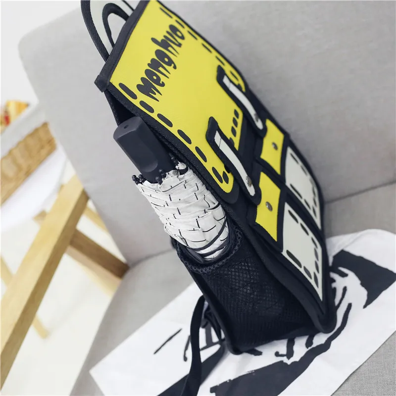 Menghuo 3D Anime Bag Cartoon Women Backpack School Bag 3D Style Canvas 2D Travel Drawing Book Mochila for Teenagers Girl Mochila (24)