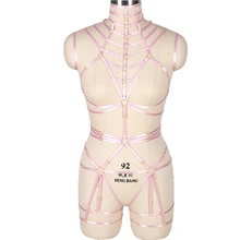 Розовый лямочный предохранительный пояс с ремешками Женская подвязка комплект с ремнем Плюс Размер выдалбливают клетка эластичное белье Мода Косплей Одежда для вечеринок