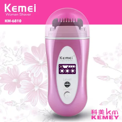 

Kemei Electric Epilator Rechargeable Infrared Hot-wire Hair Remover Kit Device Lady's Shaver Female Care KM-6810