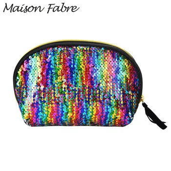 

Maison Fabre Bag ladies vintage wallet women Sequins coin purse zipper card holder short clutch women wallet purses and handbags