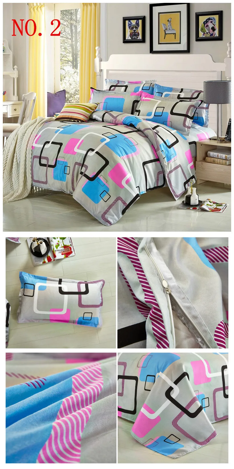 High Fashion Bedding Set Adult Kids Bedding Set Include Cotton Bed