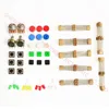 1 sets portátil práctico resistencia Kit para Arduino Kit de arranque UNO R3 LED potenciómetro tacto interruptor pin header ► Foto 1/3