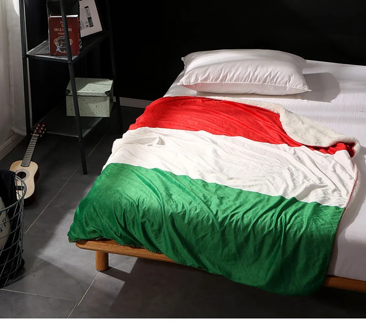 Двухслойное одеяло s толстый Канадский кленовый лист Канада американские британские флаги фланель микрофибра кашемир плюшевый плед 130x160 см