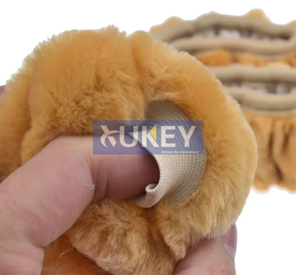 XUKEY 3 шт. зимний плюшевый меховой фонарь ручной тормоз крышка рычага переключения