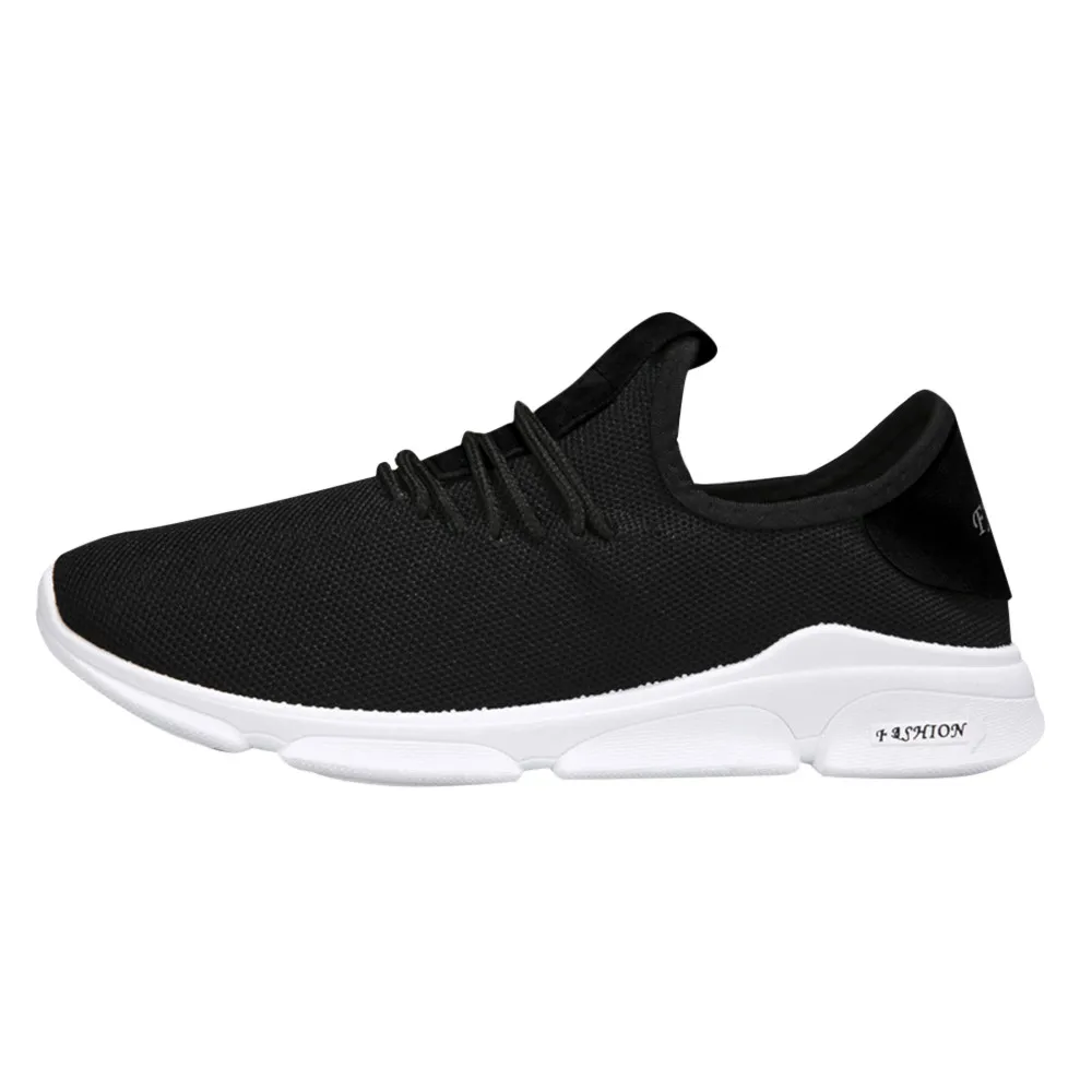 

Men Boys Casual Sneakers Sports Running Breathable Flat Solid Lace-up Shoes new comfortable and soft luxury casual shoes Apr 19