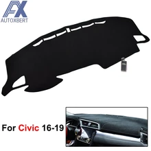 Крышка приборной панели AX Xukey, пригодная для Honda Civic, коврик для приборной панели, коврик для защиты от солнца