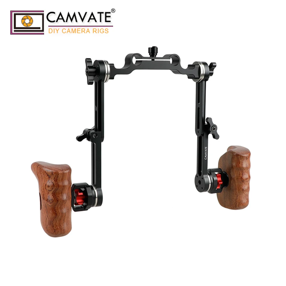 CAMVATE Extension type Shoulder Rig ARRI Rosette Handle Kit C1882