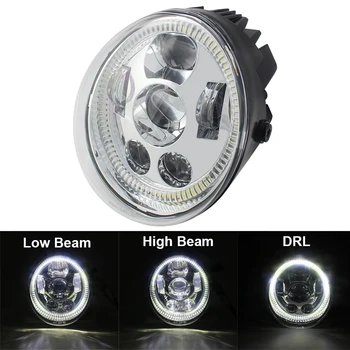 

Motorcycle V Rod Headlight Assembly for VROD VRSCF VRSC VRSCR 2002-2017 Led Lights DRL Halo 60W Daytime Running Light