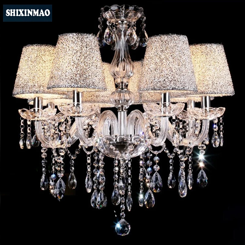 SHIXNIMAO роскошный электрическая хрустальная люстра 6Arm/8arm/10arm/15ARM 009|chandelie|crystal chandelier |
