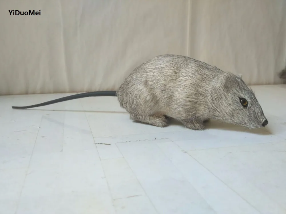 

artificial mouse about 15cm polyethylene&furs gray mouse model prop, handicraft funny gift d2200