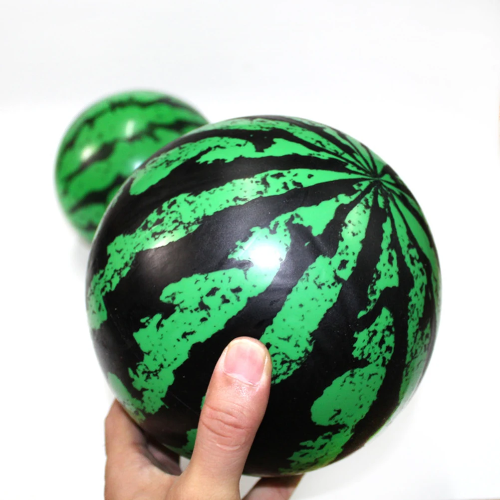 8pcs Watermelon Ball & Balloon Pump & Inflation Needle Kids Playground