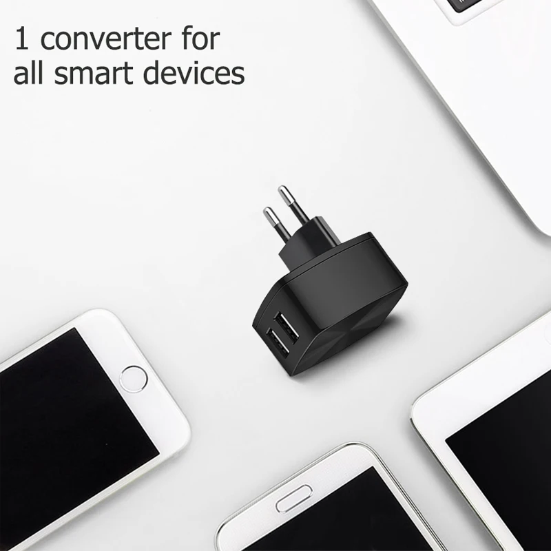 Сетевое зарядное устройство с 2 USB портами 5 В 4 А|Переходники и адаптеры| |