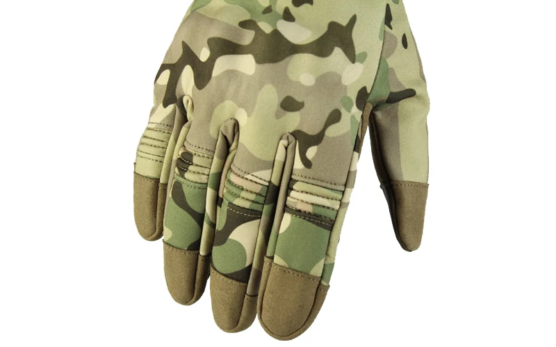 Новинка, военные Военные перчатки с сенсорным экраном, мужские армейские тактические перчатки, камуфляжные перчатки на весь палец, перчатки для пейнтбола