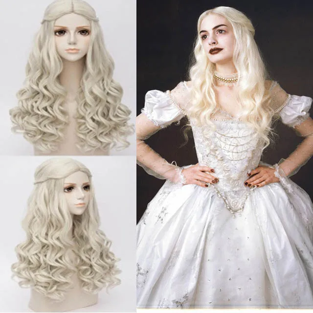 White queen alice in wonderland costume Clearance