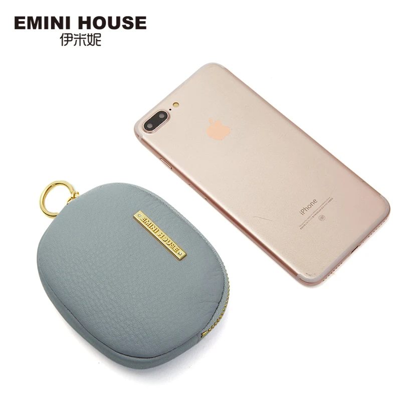 EMINI HOUSE натуральная кожа милый кошелек для монет много цветов на выбор мини женщин