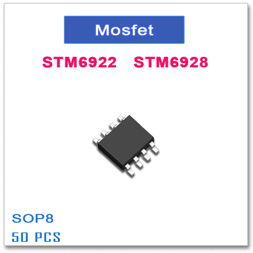 50 шт. SOP8 STM6922 STM6928 двухканальный высококачественный STM 6922 6928 оригинал|stm| |