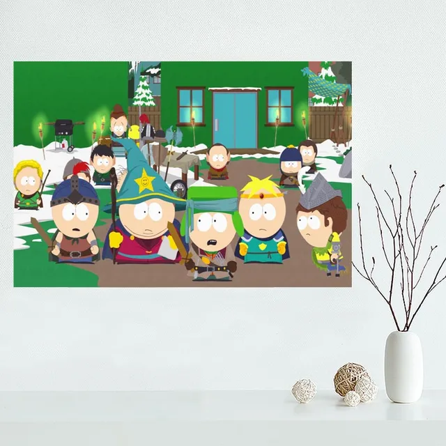 Fashion Classic Custom south park Canvas Painting Poster Home Decor