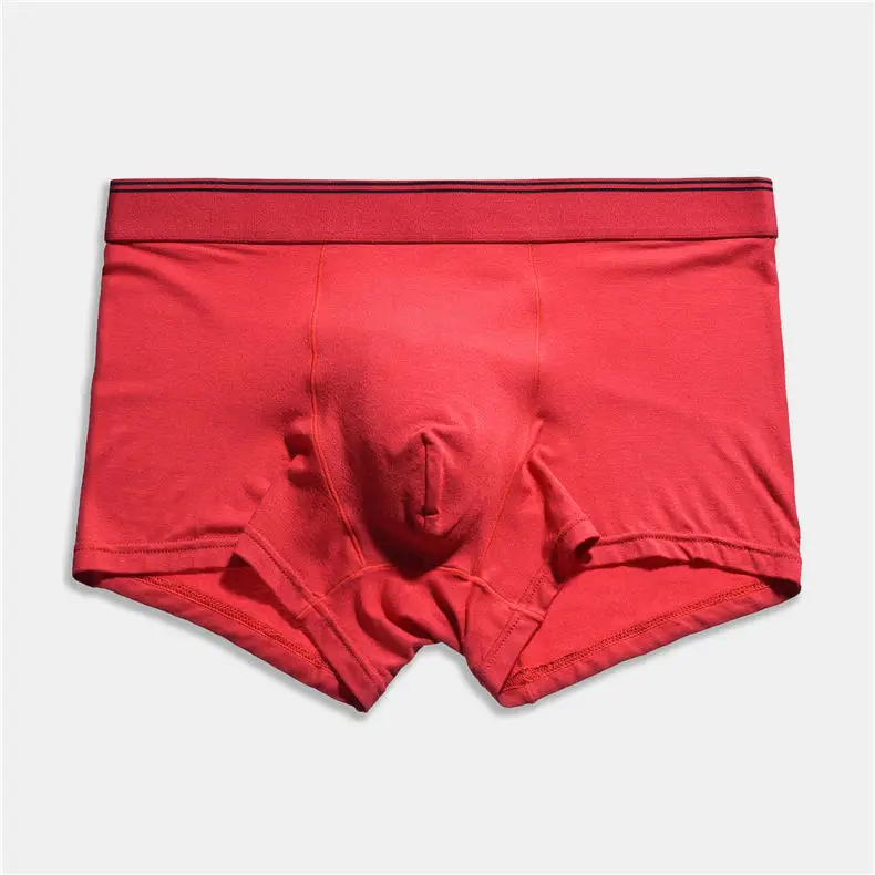 UYEEMU Boxers Men Underwear Modal Mens Boxer Shorts Solid Homme Pull Panties Sexy Male Underpants 3Pcs Lot Gray White Black Gray-04