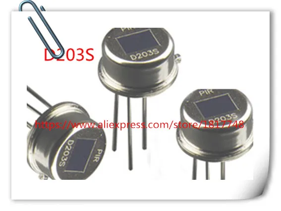 

10PCS/LOT D203S D203 TO-5 Pyroelectric infrared sensor human infrared induction sensor