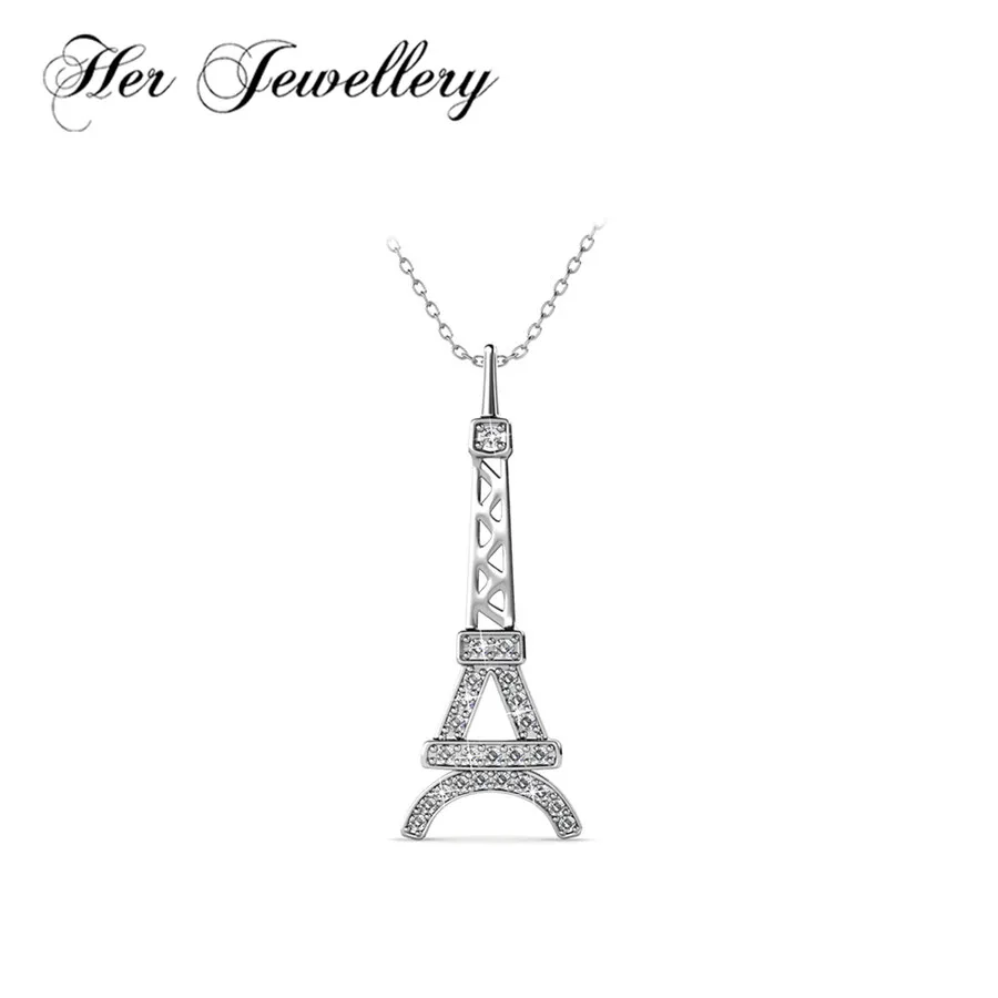 

Her Jewellery Eiffel Tower pendant necklace for men design new pendant 2018 Made with crystals from Swarovski HP0102
