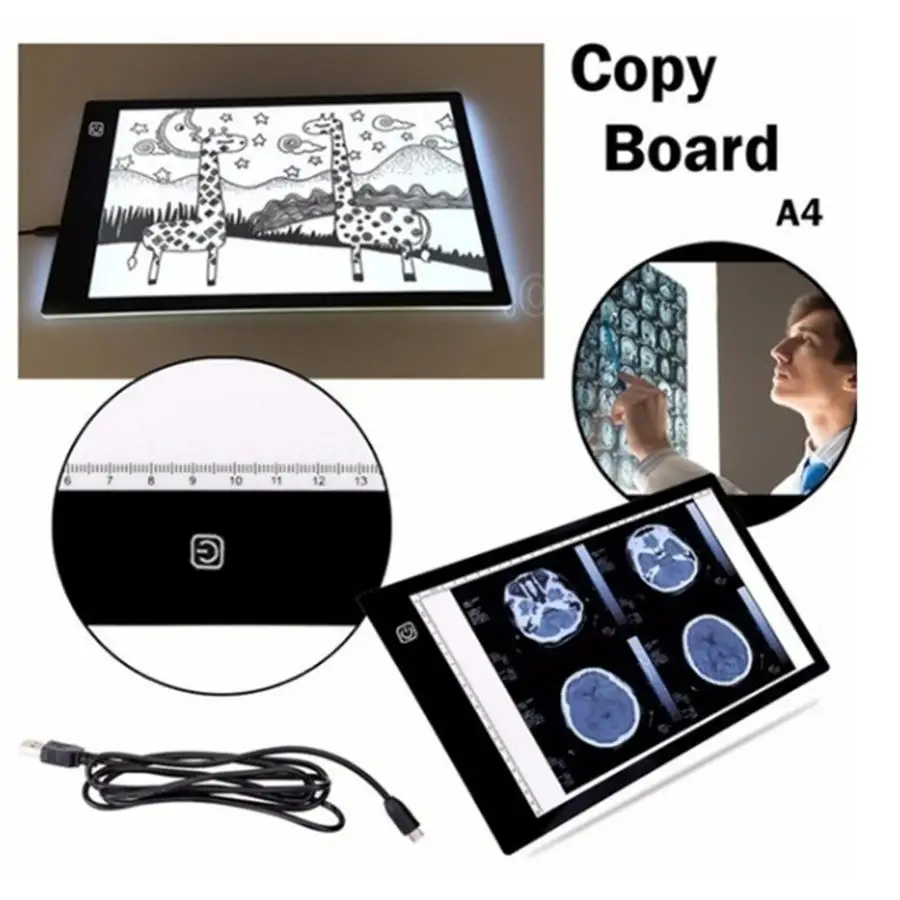 light box diamond painting Dimmable Ultra Thin A4 LED Pad Light Tablet