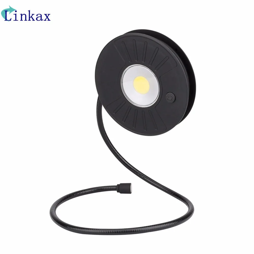 

COB LED Work Light Telescopic Flexible COB LED Torch Flashlight 4 Modes Magnetic Pick Up Tool Camping Lamp Light By 4 AAA