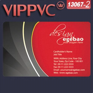 

a13067-2 PVC business card printers Template for Card Design and printing