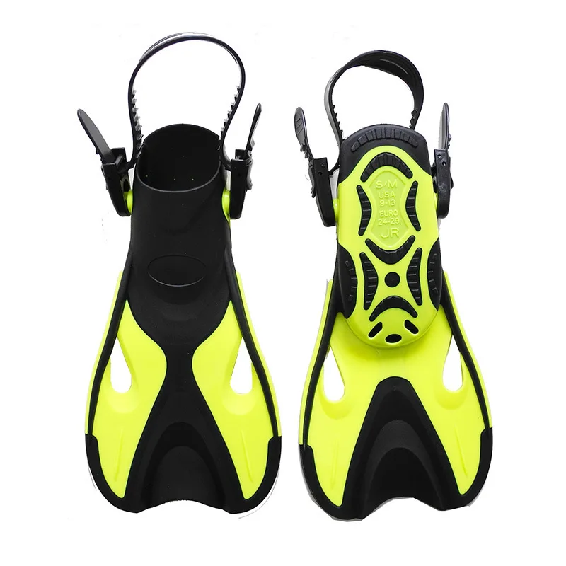 High quality new children Adjustable short fins swimming flippers