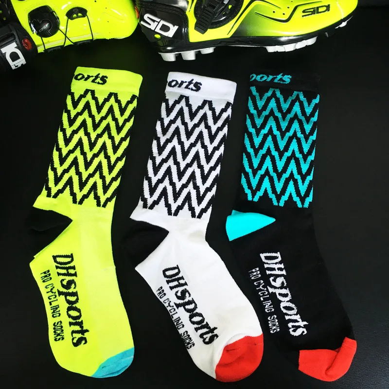 Coolmax Men Bicycle Funny color Socks for Running mountain