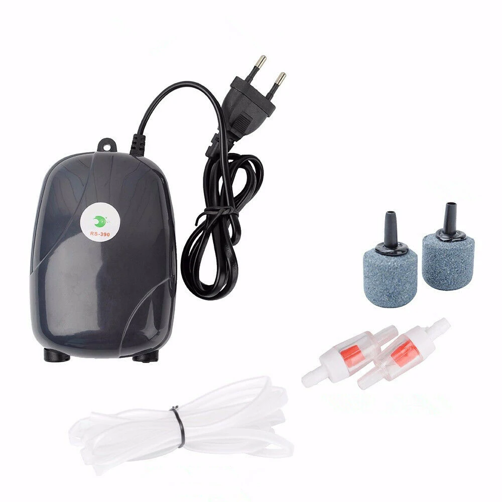 5W Ultra Silent Aquarium Air Pump for Fish Tank Nano Air